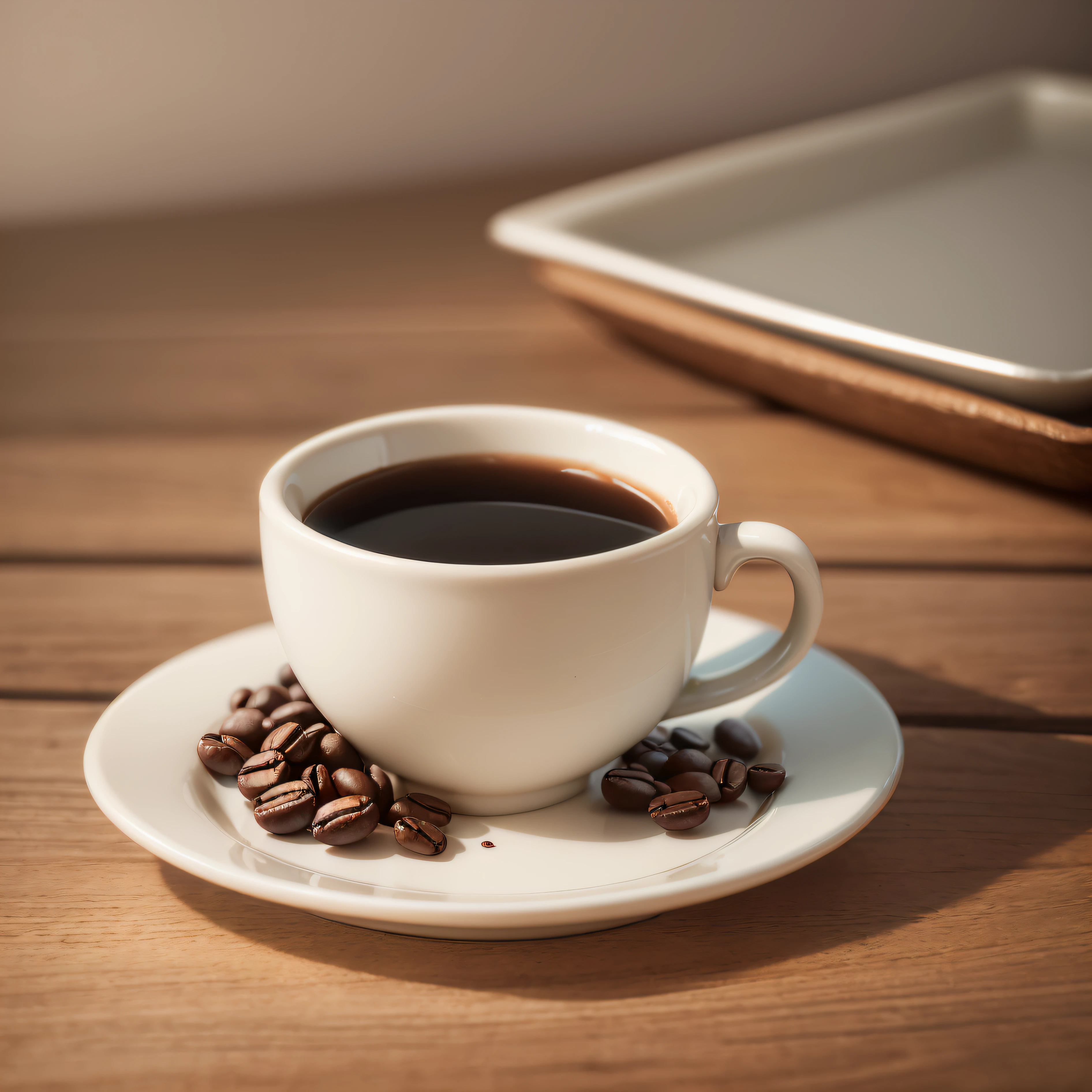 (((A delicious cup of coffee))), extremely realistic texture, KKW-PH1), (on the table, subtle details, soft lighting:1.2, dynamic angle) --auto --s2