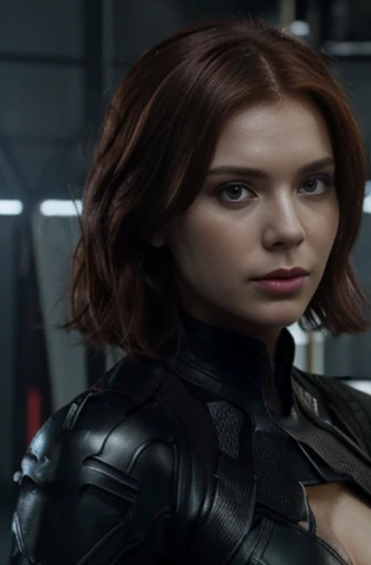 (best quality, master:1.5) 16k HDR, Marvel Entertainment Art by, Black Widow (AKA Natalia "Natasha" Romanova) IN A complex background, perfect hands, perfect face, perfect body, perfect digital laser painting, detailed, sharp, oil paint, Realistic, natural voluminous hair, detailed masterpiece, best image quality., Mysterious, Add_Details_XL-fp16 algorithm enhanced, ultra clear,4D octane rendering, ghost person,