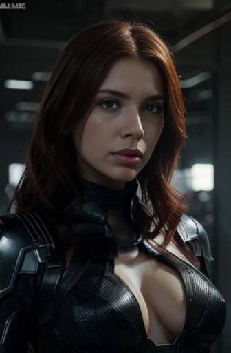 (best quality, master:1.5) 16k HDR, Marvel Entertainment Art by, Black Widow (AKA Natalia "Natasha" Romanova) IN A complex background, perfect hands, perfect face, perfect body,  perfect digital laser painting, detailed, sharp, oil paint, Realistic, natural voluminous hair, detailed masterpiece, best image quality., Mysterious, Add_Details_XL-fp16 algorithm enhanced, ultra clear,4D octane rendering, ghost person, 