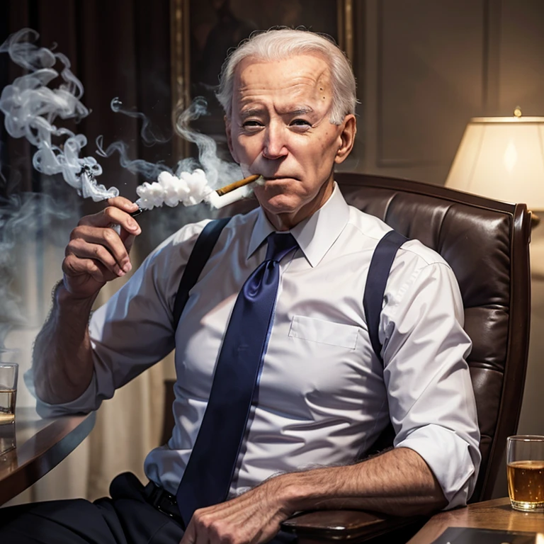 Joe Biden smoking a bong