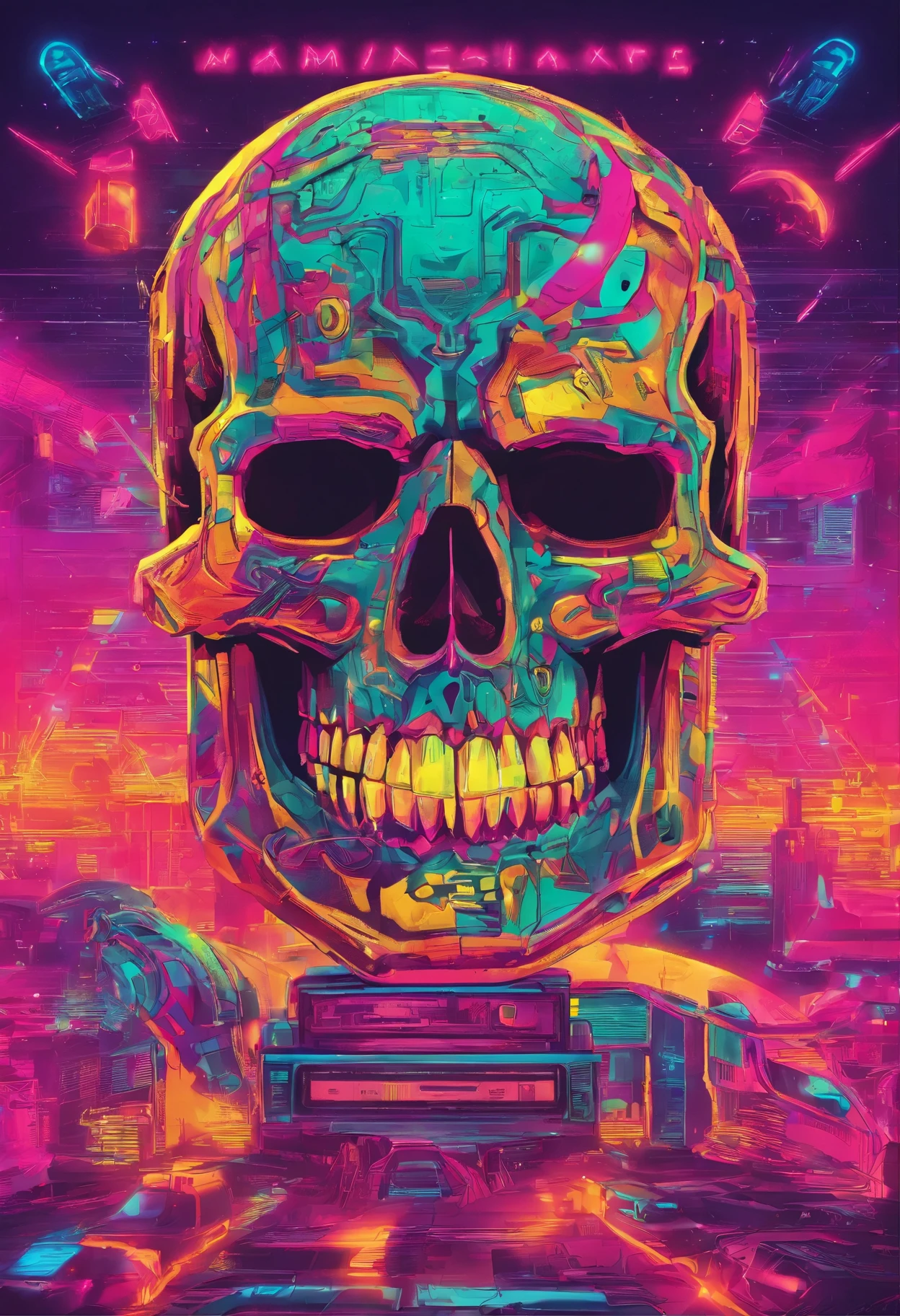 Maxican skull, masterpiece, 8k