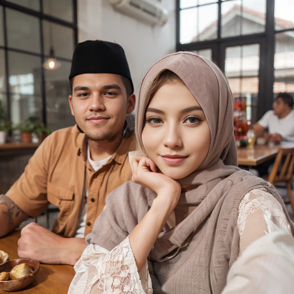Cite girl and boyfriend