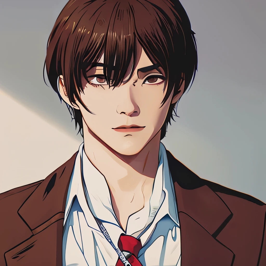 arafed image of a man in a suit and tie with a button down shirt