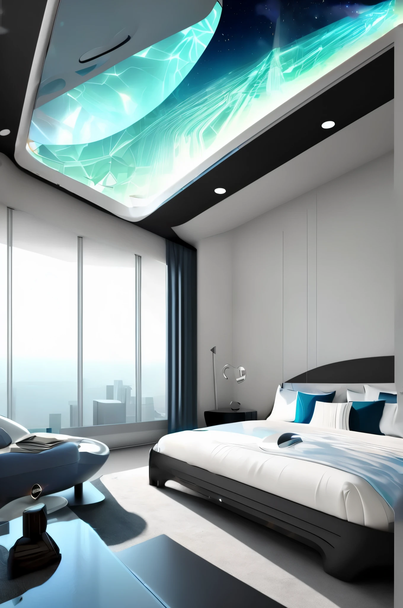 Elements that enhance the sense of technology,Futuristic design effects