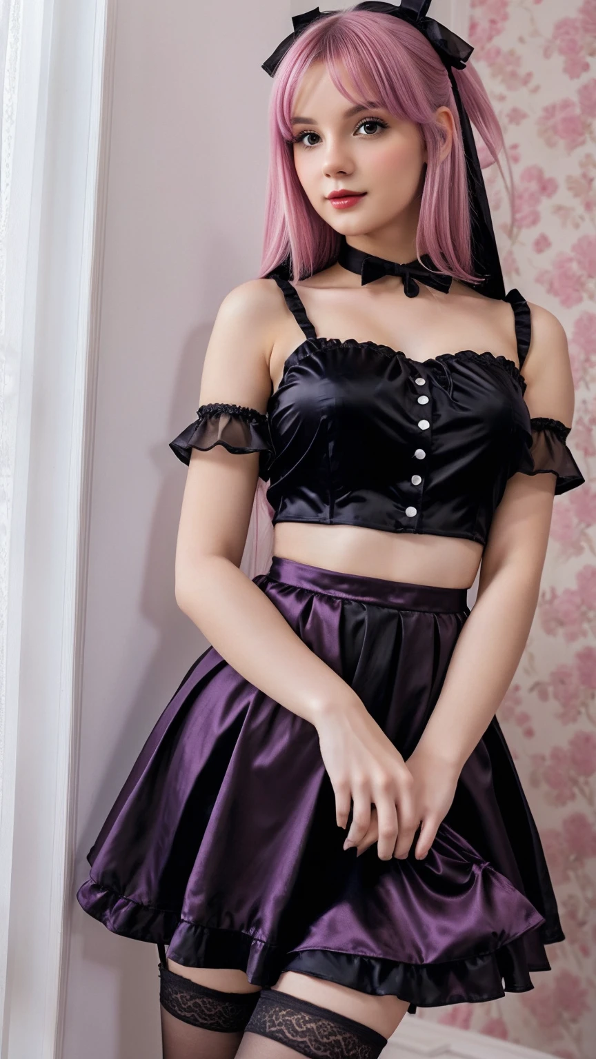 1girl with 30 years old , Look at the viewer, close look, ta , different colors seductive outfit, Just sexy
