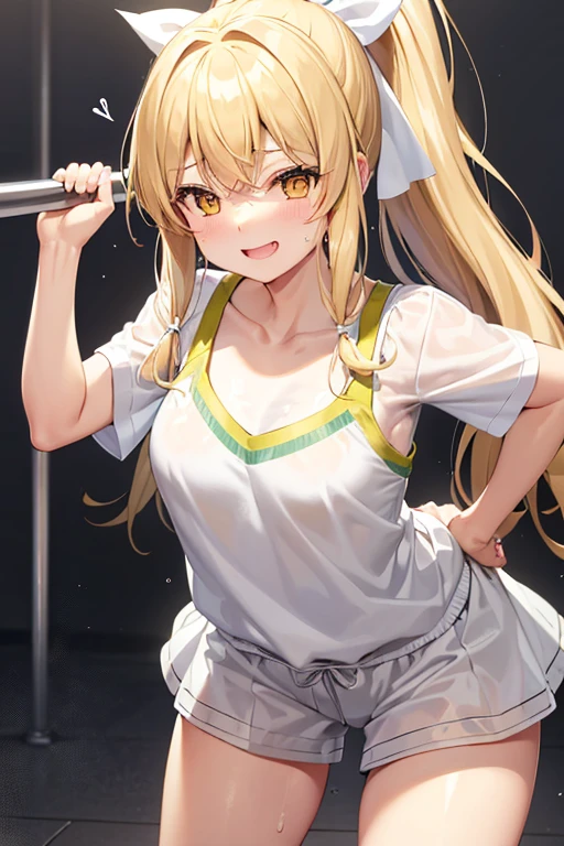 (masterpiece, highest quality:1.2), A girl with blonde hair and red eyes wearing a white shirt, Side Ponytail, Full Bang,
on stage, Super detaileded, highest quality, Expressive eyes, Perfect Face, super high quality, Super detailed,nsfw,(female ,squarting,splassing:1.5)