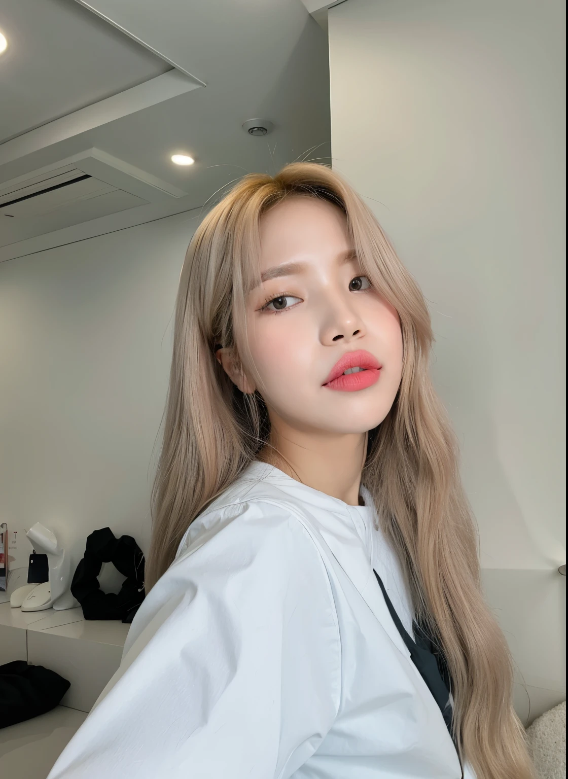 Hay una mujer con el pelo largo posando para una foto, parque roseanne de blackpink, heonhwa choe, portrait of jossi de blackpink, maquillaje popular de corea del sur, CL, muchacha coreana, jaeyeon nam, beautiful south mujer coreana, maquillaje coreano popular, artista coreano, TaeJune Kim, jossi de blackpink, sol yunjoo, asintió, mujer coreana