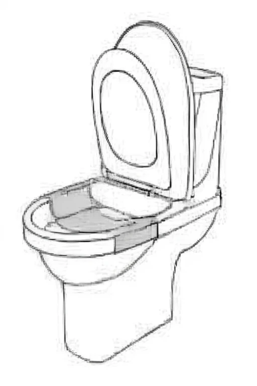a drawing of a toilet with a seat up and a lid down, toilet, gaming toilet, between two chairs over a toilet, half - turn, sploch, broken toilets, spherical, gaming chair as a toilet, siting on a toilet, ergonomic, horizontal, ginger, torri, width 768, top lid, gross, denning