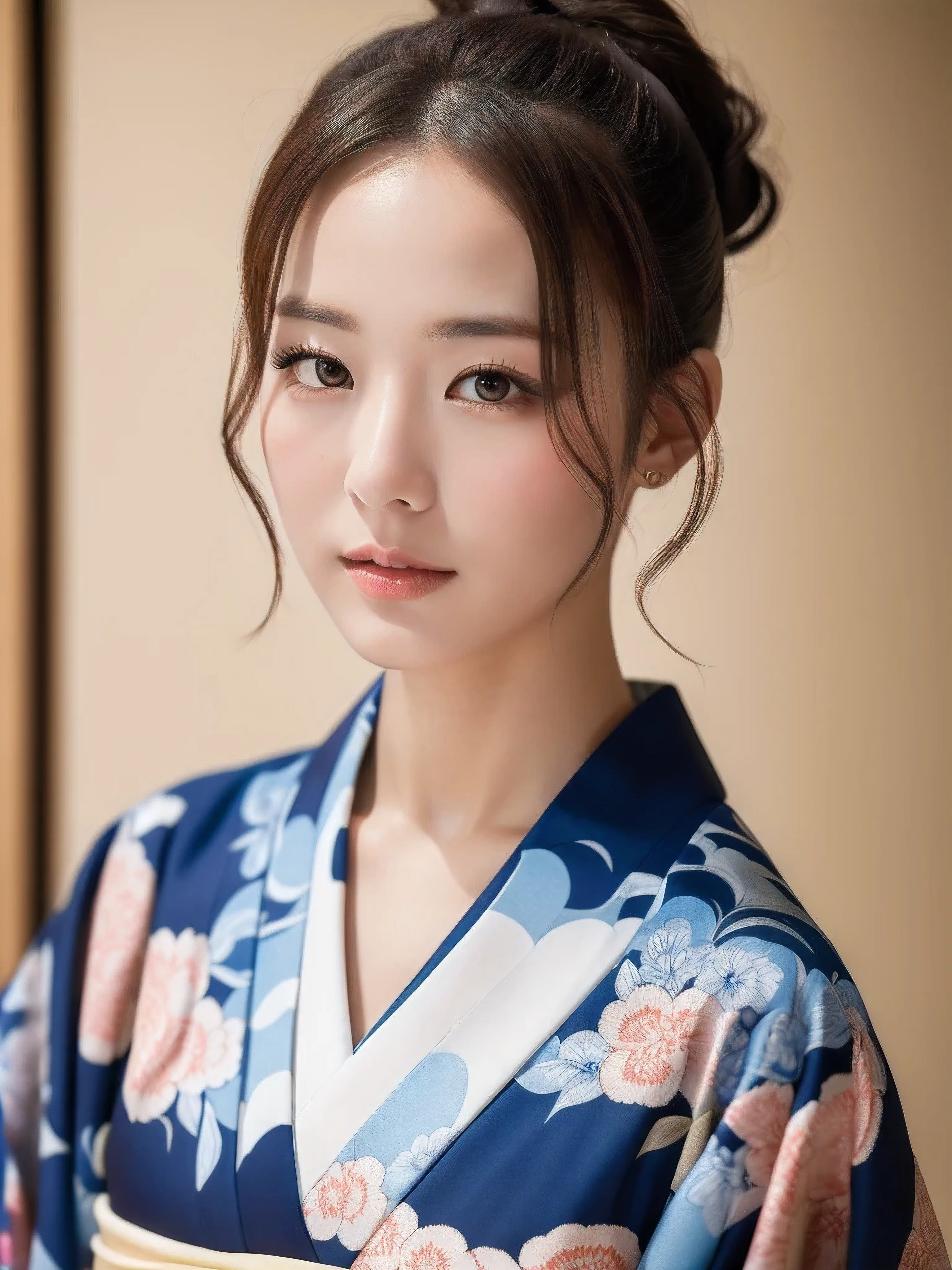 ((Top Quality, 8k, Masterpiece: 1.3)), Sharp Focus: 1.2, Beautiful Woman with Perfect Figure: 1.4, (Kimono), Highly Detailed Face and Skin Texture, Detailed Eyes, (Lips), Rainbow