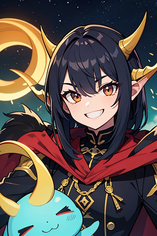 draconata bruxa sorrindo