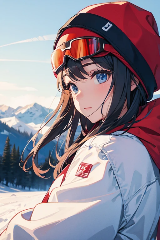 skiing、Beauty