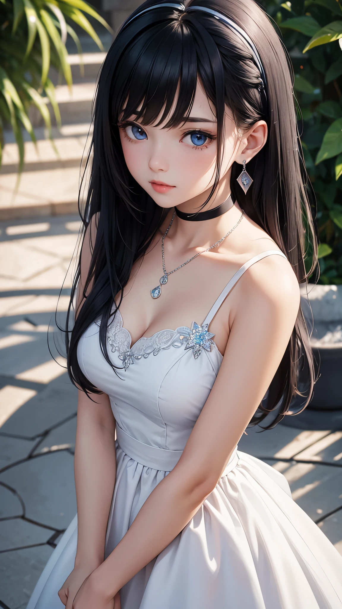 2 girls included、twin tail hairstyle,table top, highest quality, 8K, , teen, Raw photo, ab, award-winning portraits, smile, botanical garden, neon, idol face, violaces, gardenia, delicate girl, Upper body, Digital single-lens reflex camera, looking at the viewer, Frank, Sophisticated, Zola々right, thin arms, professional lighting, film grain, chromatic aberration, (Eye and face details:1.0), (Bokeh:1.1),luxurious dress、intricate lace、intricate hair ornament、intricate earrings、intricate necklace、beautiful breasts、shawl、pink,naked,beautiful breasts,white skin,pointed chest,erect nipples,porn images,sexy bra,open the thighs,spread legs