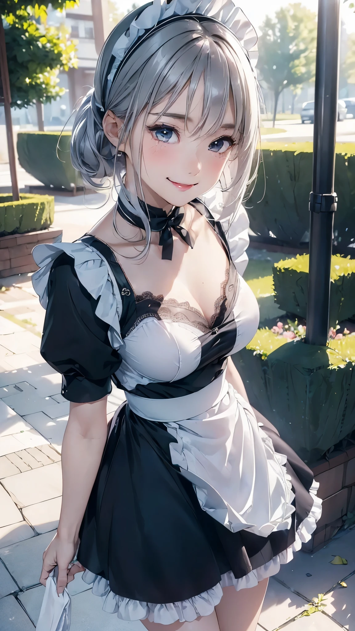 (masterpiece:1.2, top-quality), (realistic, photorealistic:1.4), beautiful illustration, (natural side lighting, movie lighting), depth of fields, nsfw,
beautiful detailed hair, beautiful detailed face, beautiful detailed eyes, beautiful clavicle, beautiful body, beautiful chest, beautiful thigh, beautiful legs,
looking at viewer, 1 girl, 12 years old, (perfect anatomy, anatomically correct, super detailed skin), cute and symmetrical face, perfect face, perfect eyes,
(long hair:1.5, straight hair:1.4, silver hair), swept bangs, blue eyes, big eyes, long eye lasher, (medium breasts, seductive thighs), perfect body, shiny skin, pink skin,
(short sleeve), break ((open shoulder puff sleeve light blue neck frills blouse)), break (middle length white skirt), break
(beautiful scenery), evening, (train station), standing, (lovely smile, open mouth slightly),