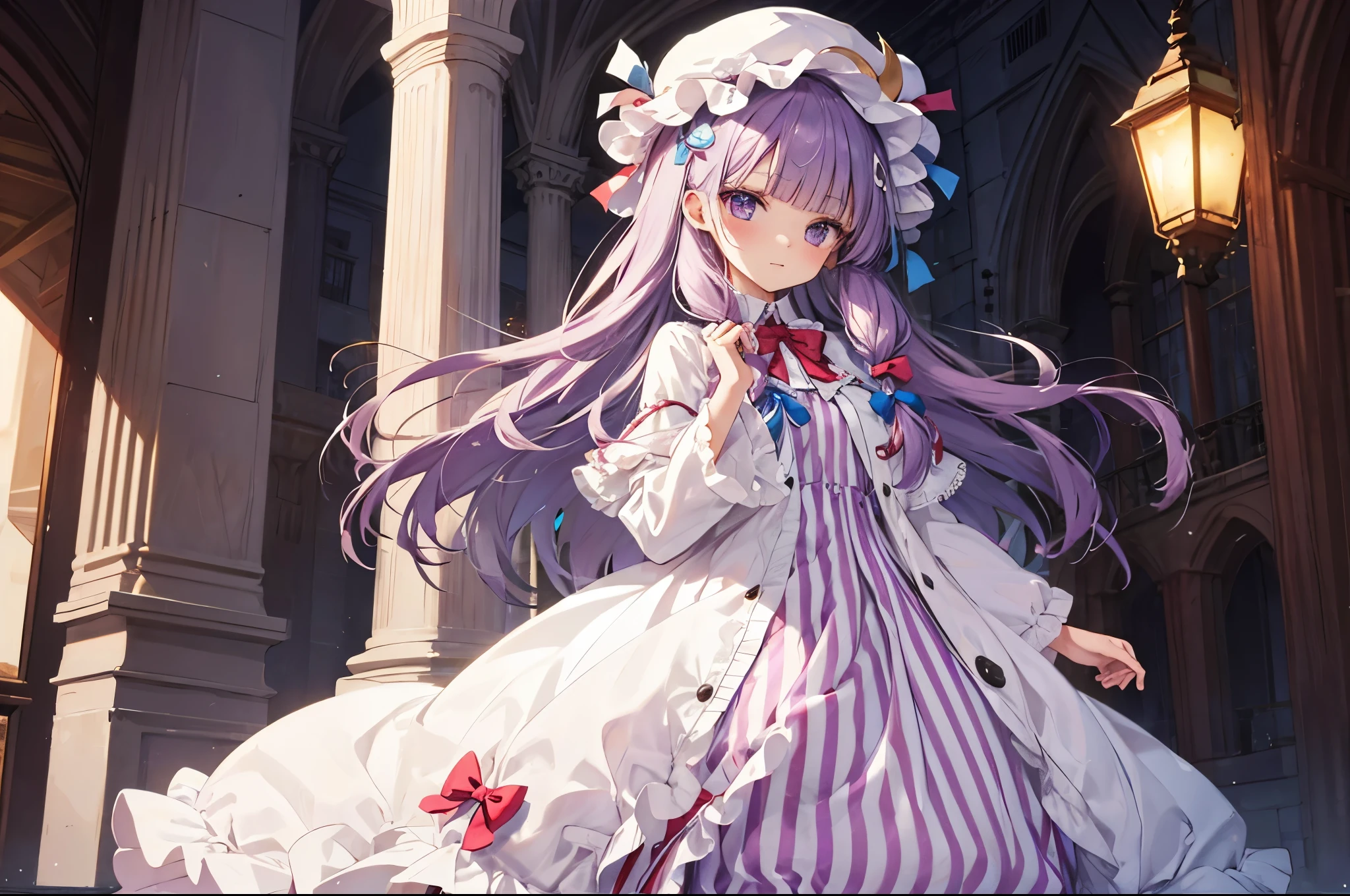 Patchouli Knowledge Victoria Dress with Frills　solo