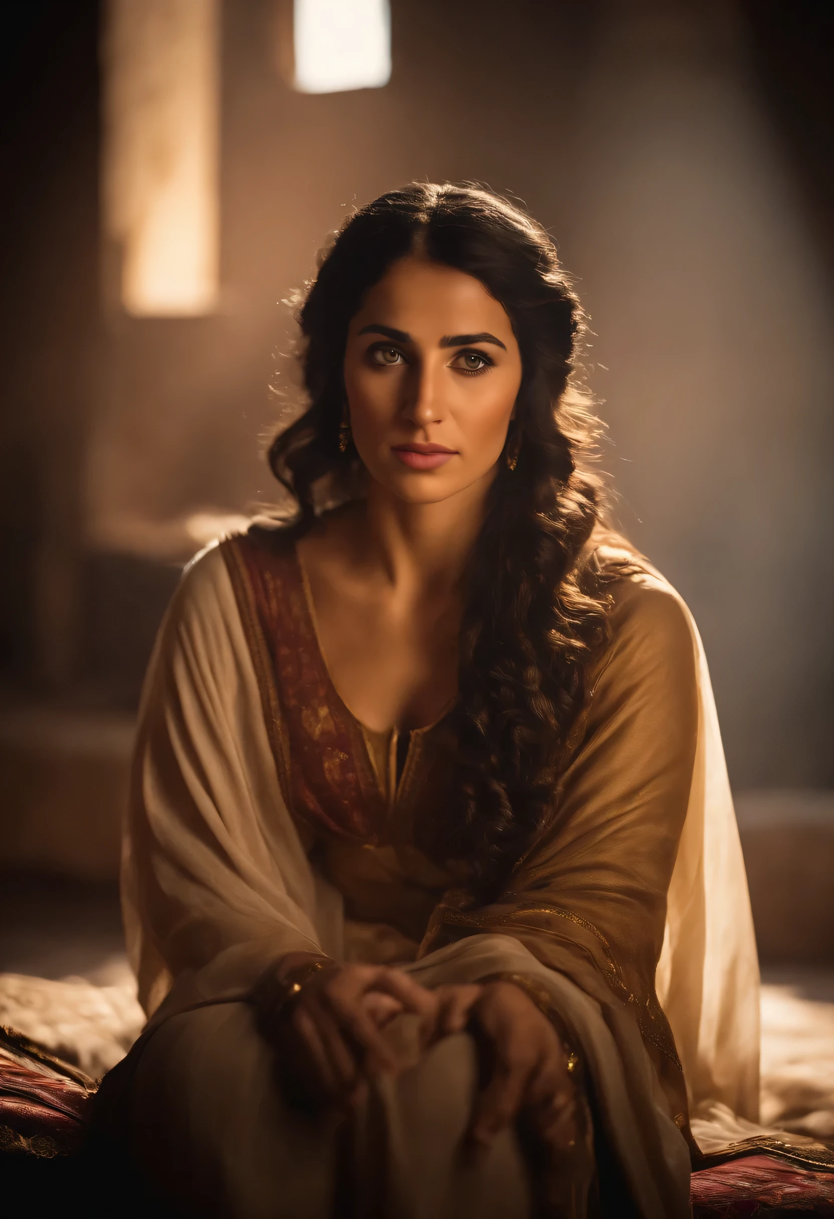 Biblical character Esther bible, beautiful Arab woman