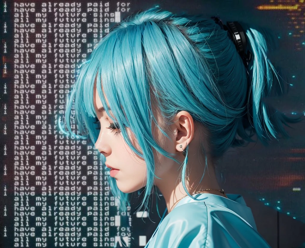 near future、BLUE、Profile of a girl、android