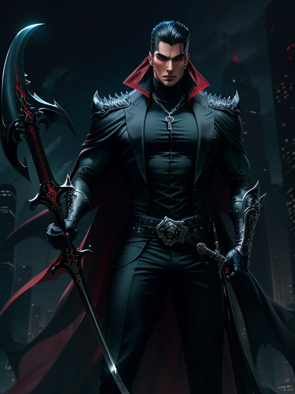 MLBB Alucard obsidian blade skin wallpaper 