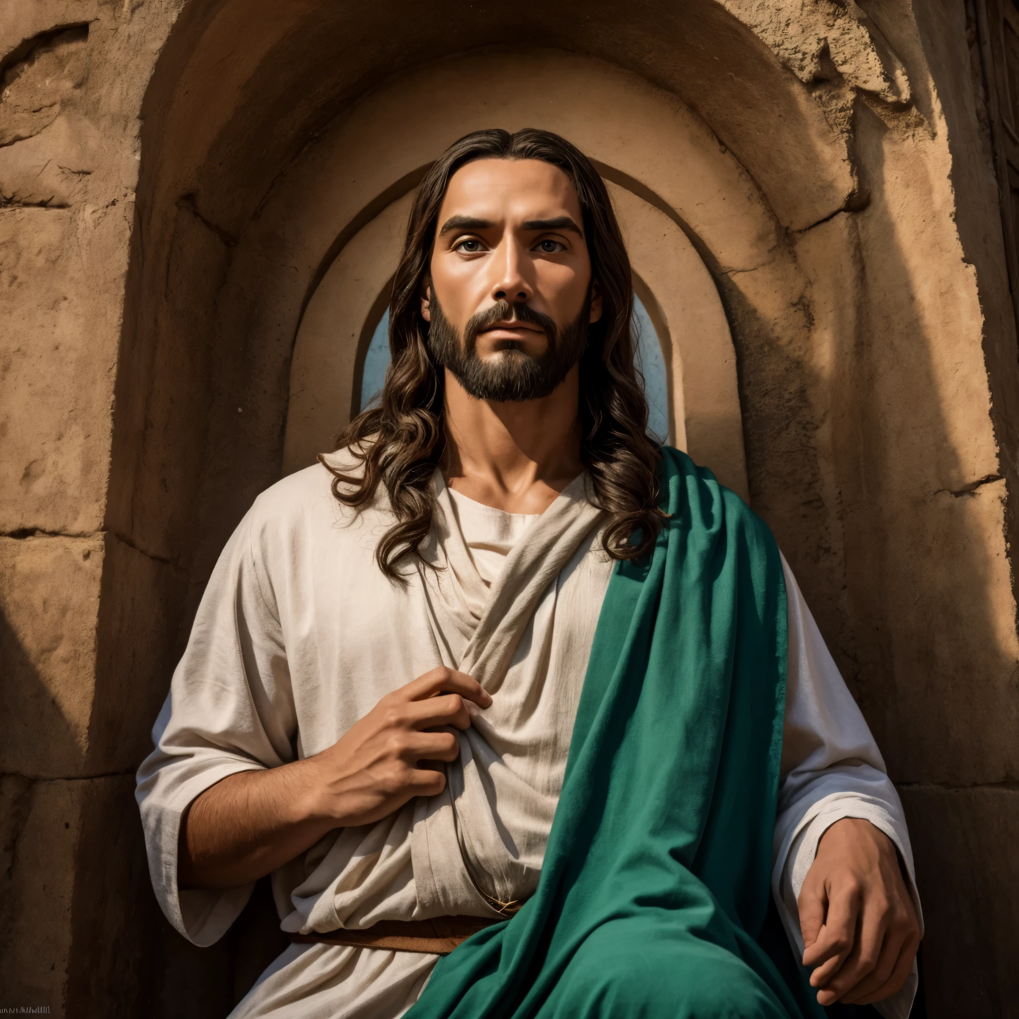 Obra de arte, detalhado, jesus  Cristo