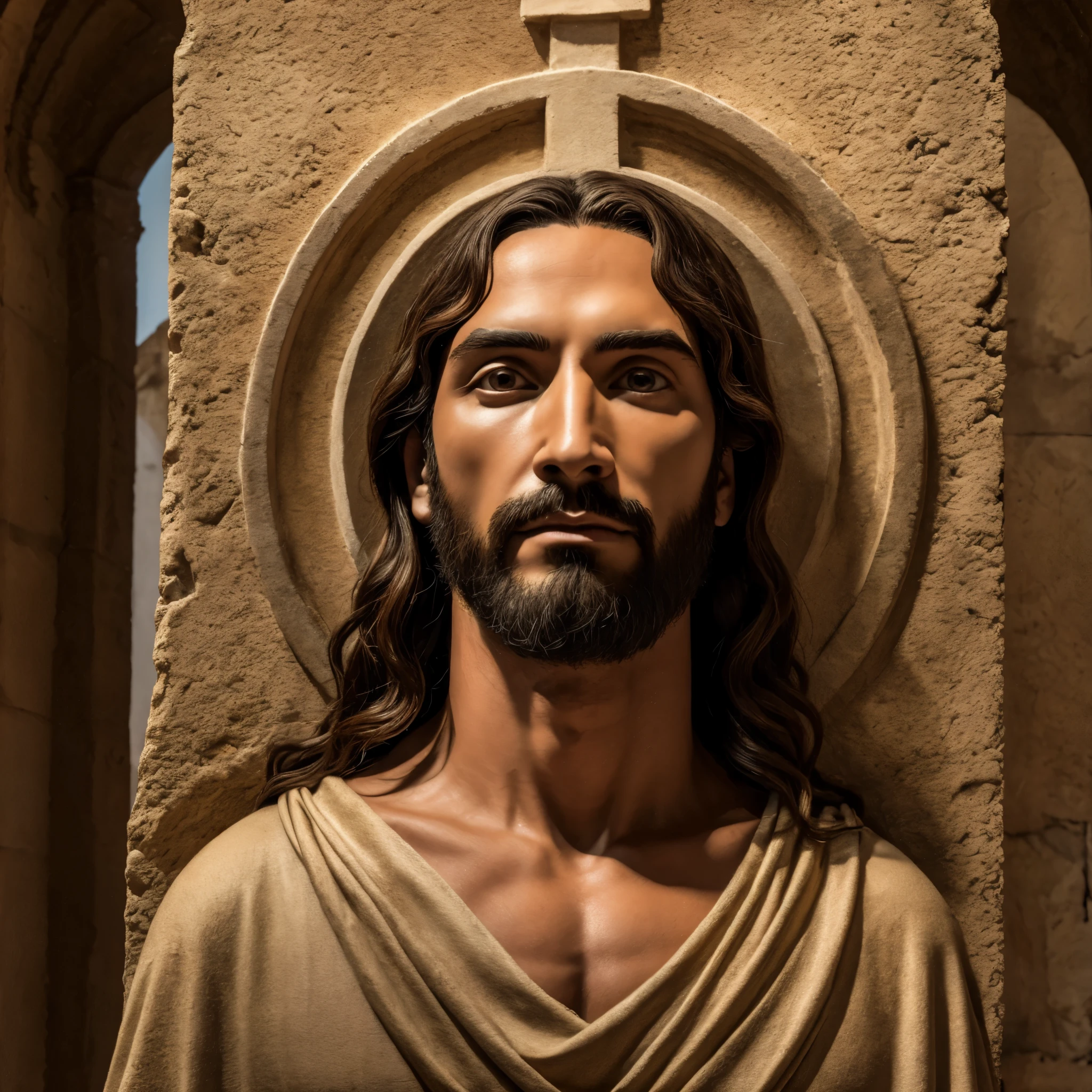 Obra de arte, detalhado, jesus Cristo