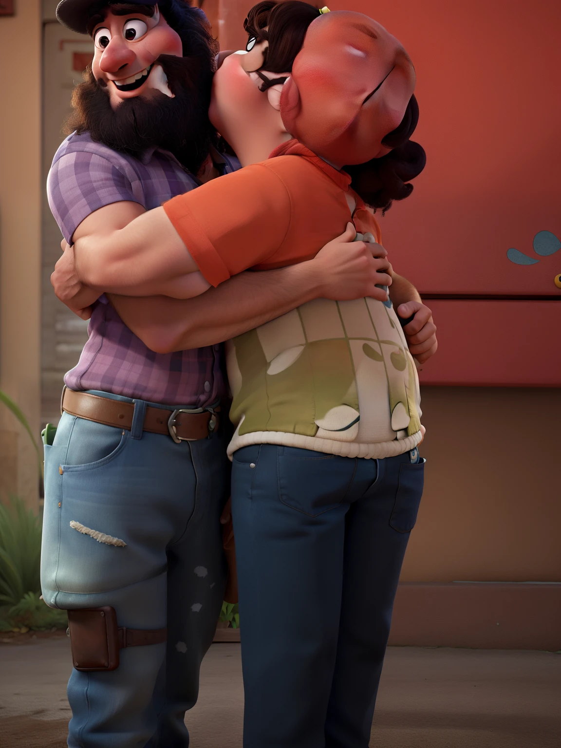 Poster estilo Pixar