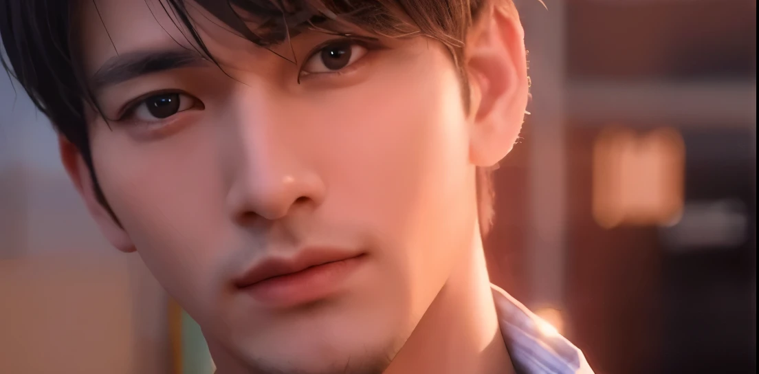 close up of a handsome man with a tie and a shirt, 8k highly detailed face, hyper realistic, realistic ultra detailed content : face, semi realistic anime, character close up, character close-up, photorealistic, detailed unblurred face
