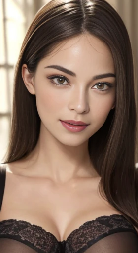 masterpiece, Best Quality, Ultra-detailed, finely detail, high resolution, Perfect dynamic composition, Beautiful detailed eyes, ((Best quality, 8k, whole body, Masterpiece :1.3)), Sharp focus :1.2, A gorgeous woman with perfect figure :1.4, Slender abs :1.2, ((Dark brown hair, E-cup of breasts :1.4)), City street:1.2, Highly detailed face and skin texture, Detailed eyes, Double eyelid, white skin, enhanced tits tufts, (A hyper-realistic), (highly detailed), A smile, beautiful girl, natural breasts, soft areolas, Puffy areolas, puffy nipples, detailed areolas, detailed nipples, light colored areolas, light colored nipples, full body, sexy pose, topless, naked