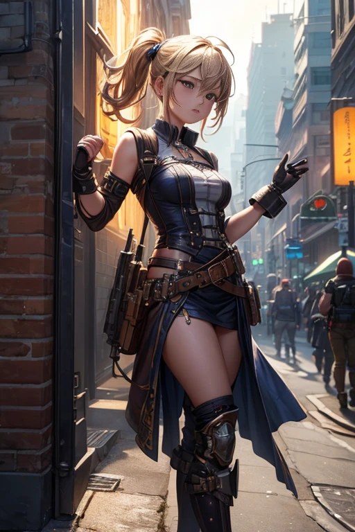 full body, whole body. 1solo (girl). slave fighter, loincloth standing, hands on hips full body, whole body. 1solo (girl). slave fighter, loincloth standing, hands on hips, metal sandals, backpack, choker, big belt, view from below, feet together, bracers, tiara