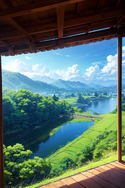 (highres:1.2,ultra-detailed,photorealistic:1.37), vibrant colors:1.1, beautiful countryside scenery, anime countryside scenery, lush green countryside, picturesque countryside, anime countryside landscape, serene countryside view, tranquil anime scenery, peaceful countryside, anime natural backdrop, anime village, anime rural landscape, beautiful anime scenery, scenic anime landscape, stunning anime countryside, colorful anime movie background, anime movie screenshot, Kyoto Animation still shot