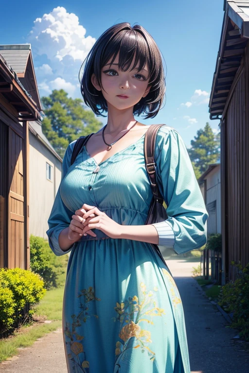 (best quality,4k,8k,highres,masterpiece:1.2),ultra-detailed,(realistic,photorealistic,photo-realistic:1.37),anime,landscape,HD,beautiful detailed eyes,beautiful detailed lips,extremely detailed eyes and face,long eyelashes,illustration,animation scene,girl standing in front of a door,today's featured anime still,anime movie screenshot,anime scenery,2019 anime screenshot,from an animated film,anime movie scene,anime still,anime screenshot of Kuro,Vivid colorful anime scenery,anime movie screenshot,still from a TV anime,anime screen capture,anime rural landscape
