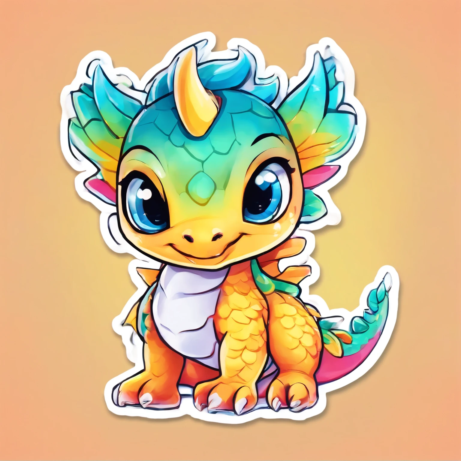 Pin; pins for accessories, colorful baby dragon, baby dragon pin, little kawaii colorful cute baby dragon, big eyes, with wings, big eyes, a tail and fins, simple pin