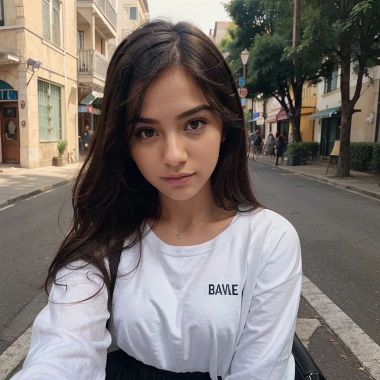 You give me the same woman in different places as if the girl had to upload an Instagram post