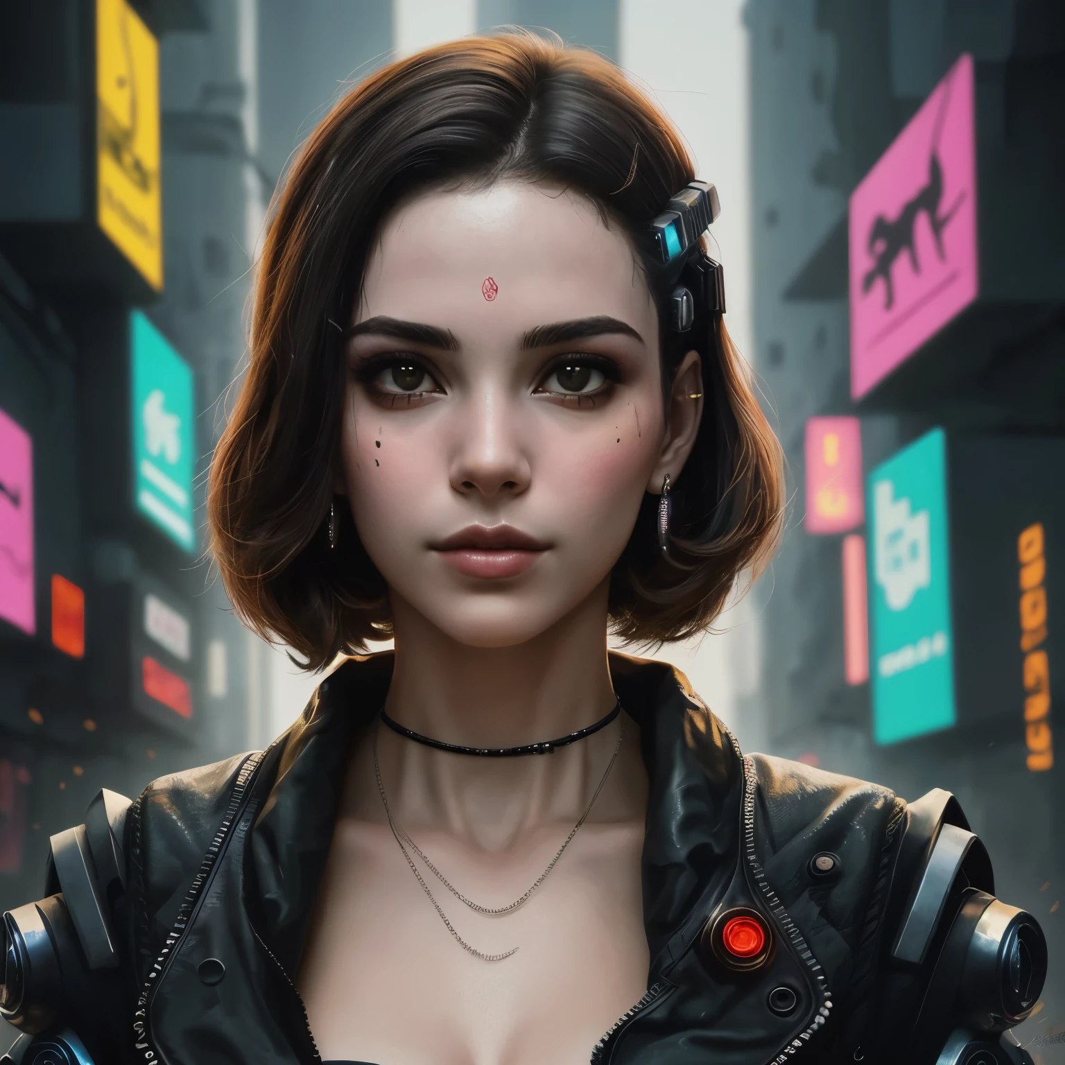 ((melhor qualidade)), ((obra de arte)), (detalhado), rosto perfeito, Rebeca (Cyberpunk: Edgerunners)