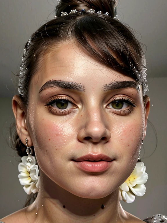 um desenho de uma mulher com um coque no cabelo, belo corpo e rosto detalhados, perfect rosto detalhado, rosto detalhado ), rosto detalhado and eyes, rosto detalhado e perfeito, detalhado - rosto!!, Rosto realista e definido, desenho de rosto, Rosto feminino detalhado, rosto muito detalhado e bonito, rosto detalhado, rosto detalhado and body, rosto detalhado!, rosto pontudo e olhos cinzentos