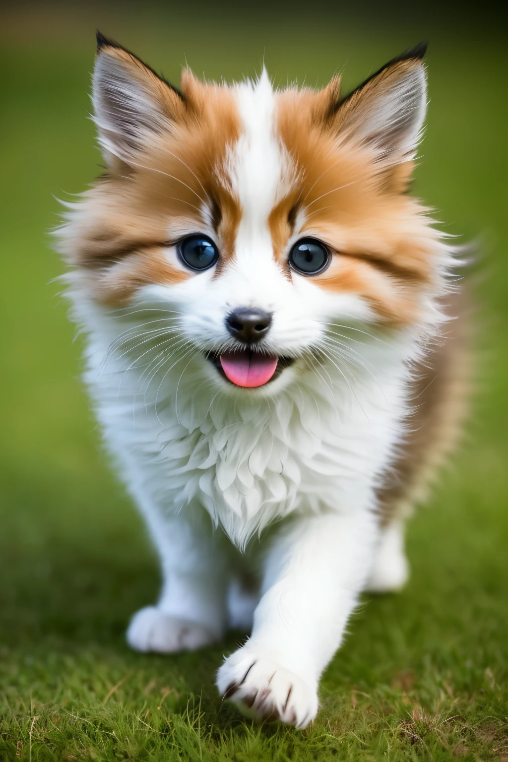 Foto RAW em sequencia, a series of photos of happy kittens and dogs, juntos em brinquedo, rostos detalhados, planos de fundo detalhados pouco desfocados, luzes naturais, HDR, foto realista, foto profissional, flertando com o espectador, Adorable look, fotorrealista, os Pets da Internet, pelos morenos e lisos, 4k HD, alta qualidade, film grain, Canon EOS 5D Mark IV.

These descriptions focus on the happiness and details of cats and dogs