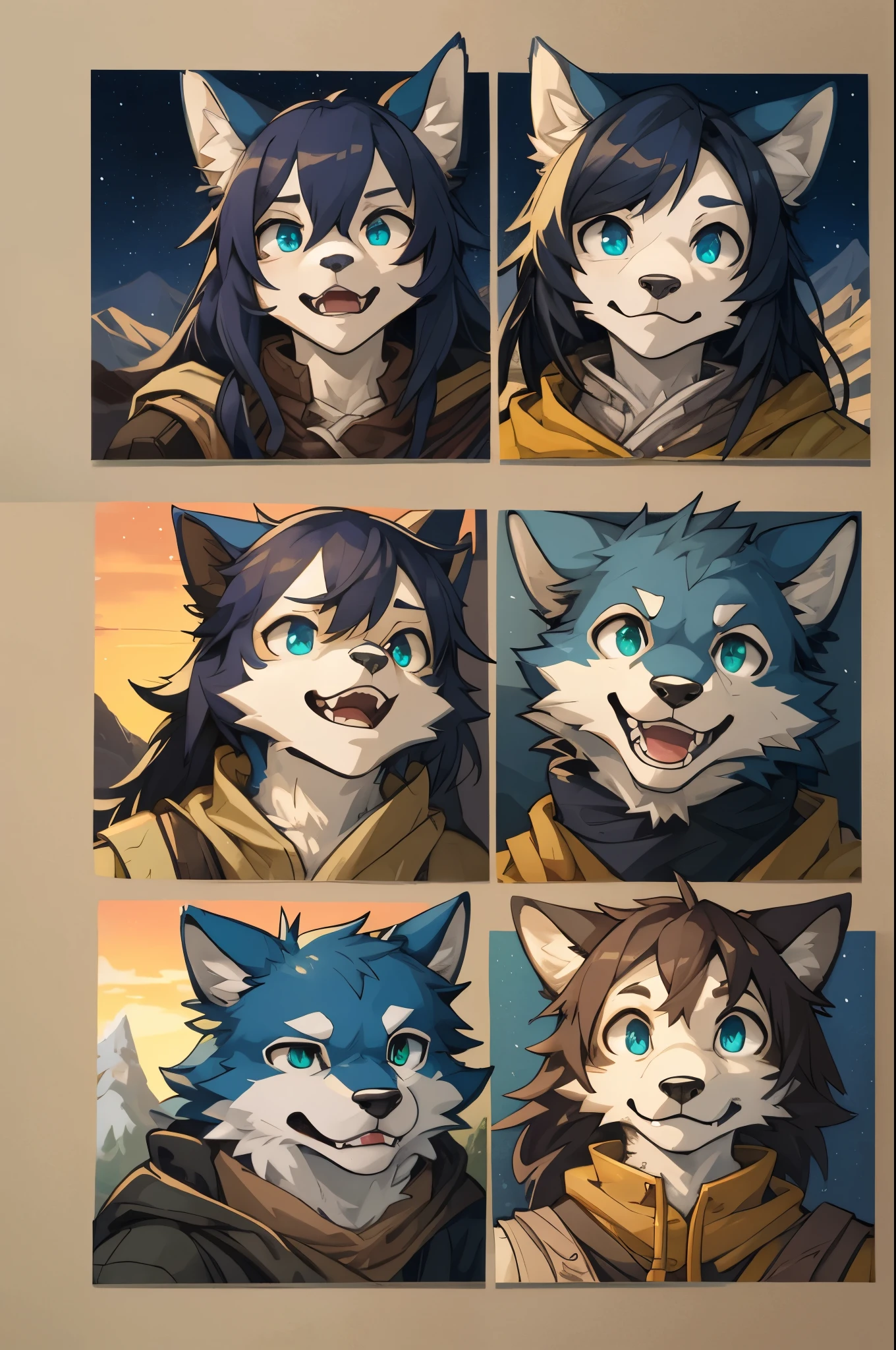 detailed background, Crowded cityscape, group shot, 6+boys, 6+girls, camp-fire, night sky, absurdres(highly detailed beautiful face and eyes)perfect anatomy(Photo of family trip)(kemono, furry anthro)selfie,