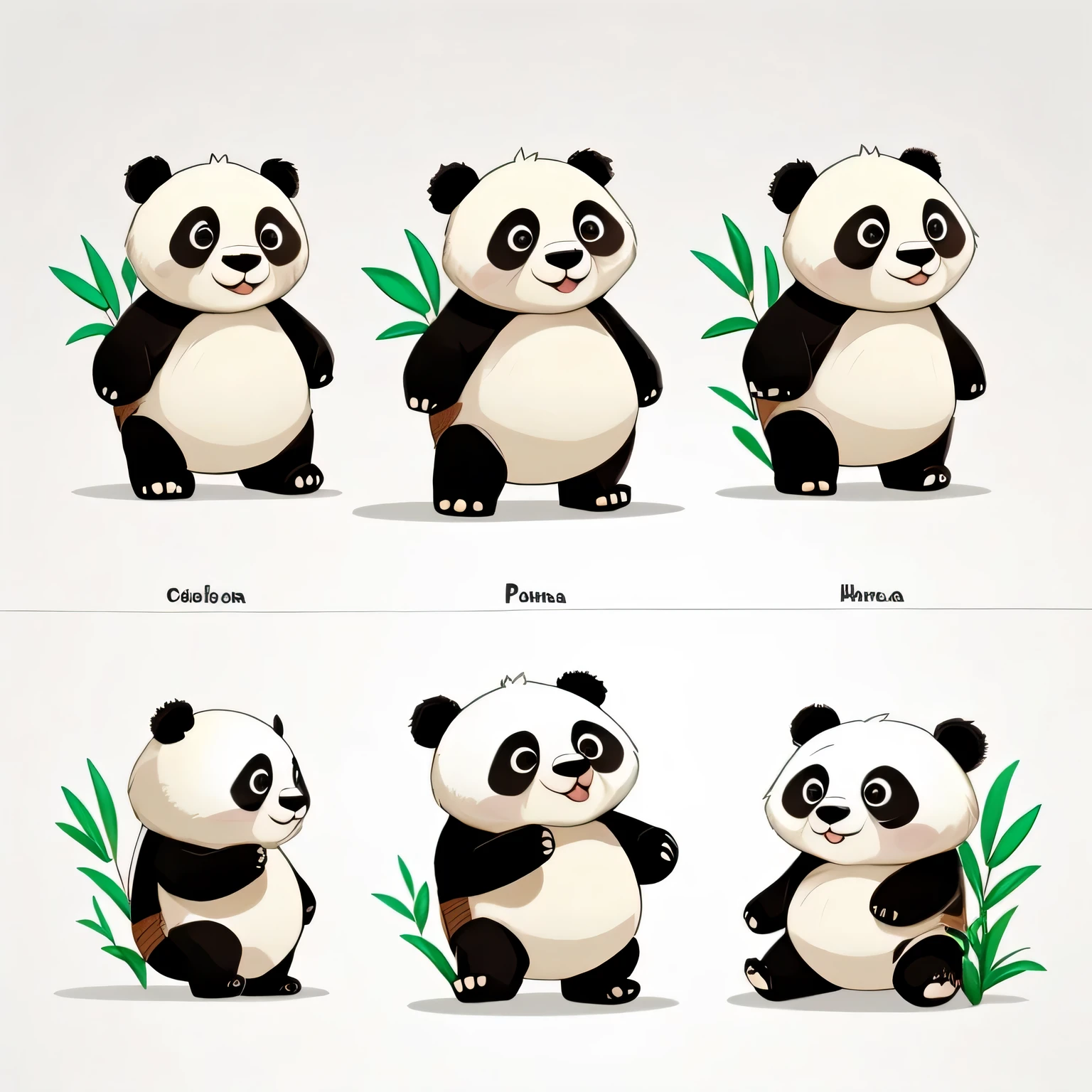  fundo azul. cartoon panda bear poses with different facial expressions, panda, Panda Panda Panda, Panda fofo |, design de personagens de alta qualidade, fundo azul. folha de modelo de alta qualidade, arte conceitual de desenho animado, design de personagens animados, hd illustration, dreamworks animation style, personagem de desenho animado fofo, reference sheet white background, design de personagens fofos da pixar, Direction: Yang Borun, um panda gigante bonito, ficha de design de personagem, mascot illustration