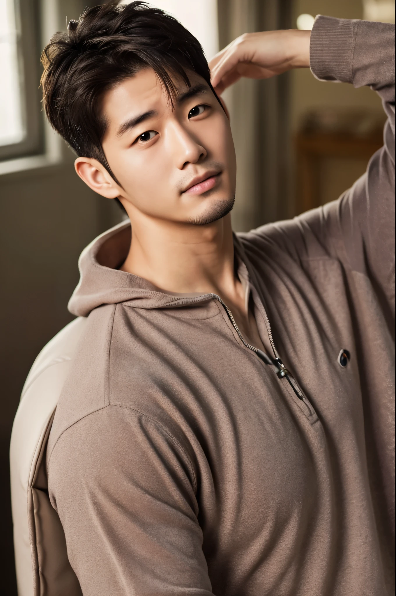 fat,handsome, masculine, daddy, strong, men, high resolution, realistic, korean