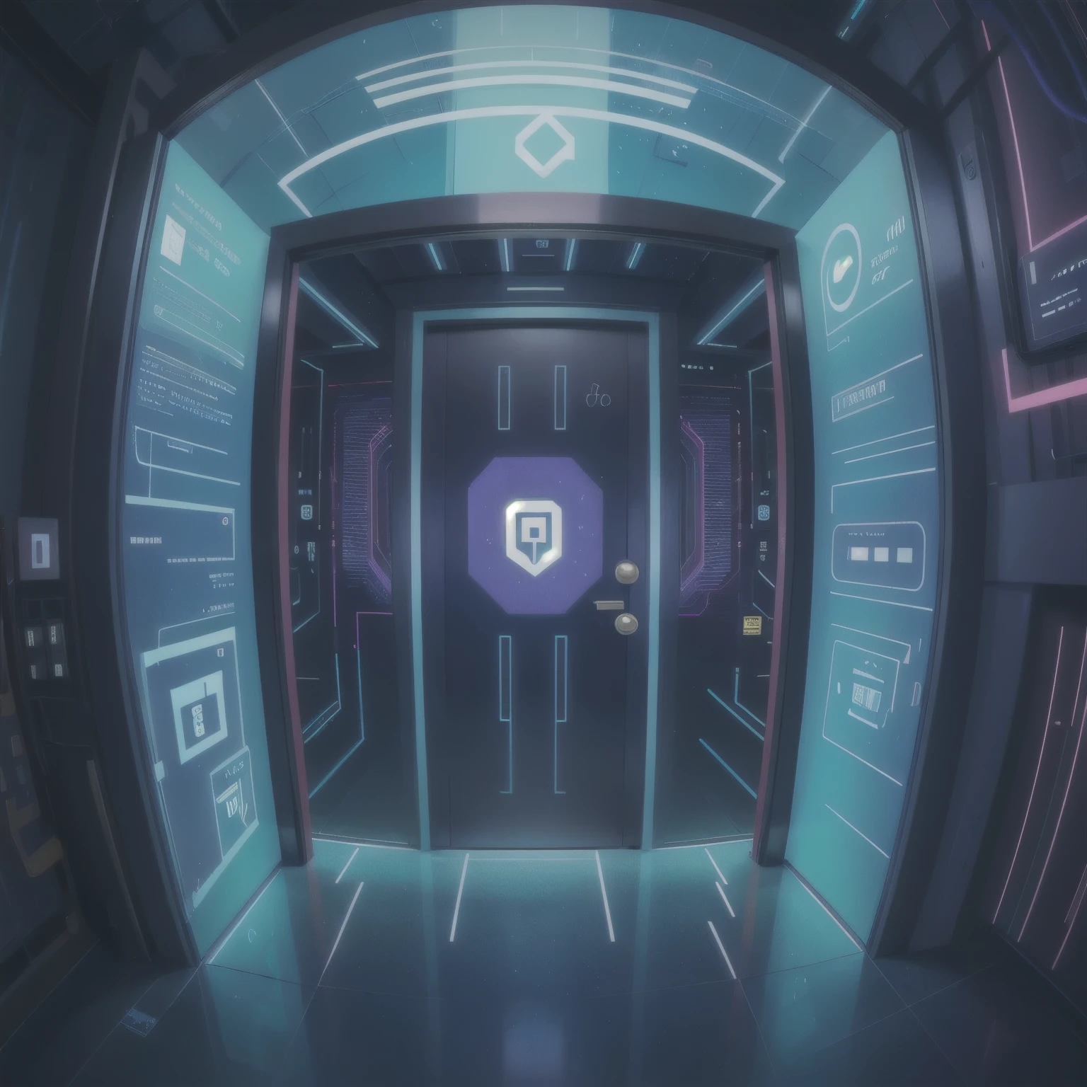 cyber room and four cyber door
