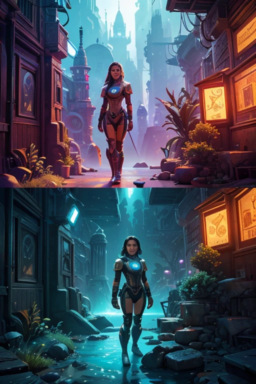 A girl traveling through time, exploring different eras and locations, wearing a time-traveling suit with advanced technology, a futuristic travel device, holographic displays, and a time-traveling machine. She is surrounded by vibrant historical landmarks, ancient architecture, and natural wonders from different time periods. The scenes include ancient Egyptian pyramids, medieval castles, futuristic cityscapes, lush forests, underwater civilizations, and extraterrestrial landscapes. The colors are rich and vivid, with a mix of warm and cool tones to depict the diverse environments. The lighting is dynamic, with soft natural light during daylight scenes and vibrant neon lights during nighttime scenes. The image quality is of the highest standard, with ultra-detailed textures, realistic rendering, and sharp focus on the intricate details of each time period. The art style is a blend of realistic and concept art, capturing the essence of each era while exploring the possibilities of future worlds. The prompt also includes the following tags:
(best quality, 4k, 8k, highres, masterpiece:1.2), ultra-detailed, (realistic, photorealistic, photo-realistic:1.37), HDR, UHD, studio lighting, ultra-fine painting, physically-based rendering, extreme detail description, professional, vivid colors, bokeh, portraits, landscape, sci-fi.