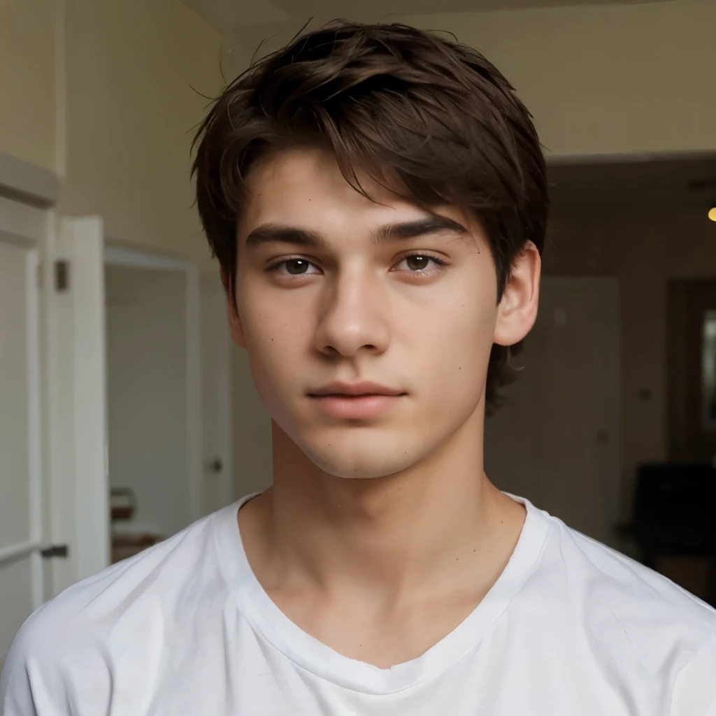 Realistic 19 year old young man