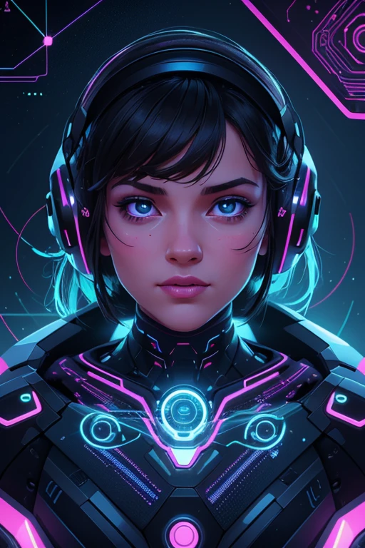 advanced artificial intelligence,ultra-detailed,professional,vivid colors,photorealistic:1.37,portraits,concept artists,computers,technology,programming,code,digital interface,neural networks,algorithms,deep learning,algorithmic art,creative algorithms,robotics,futuristic,innovation,technological advancements,sci-fi,glowing lights,subtle shadows,luminous colors,neon tones,dynamic composition,high-tech aesthetics,transcendent art,intelligent machines,complex data analysis,cutting-edge research,unlimited potential,revolutionary advancements,innovative creations,imaginative intelligence,decentralized network,automated processes,intuitive functionality,digital transformation,quantum computing,disruptive technology.