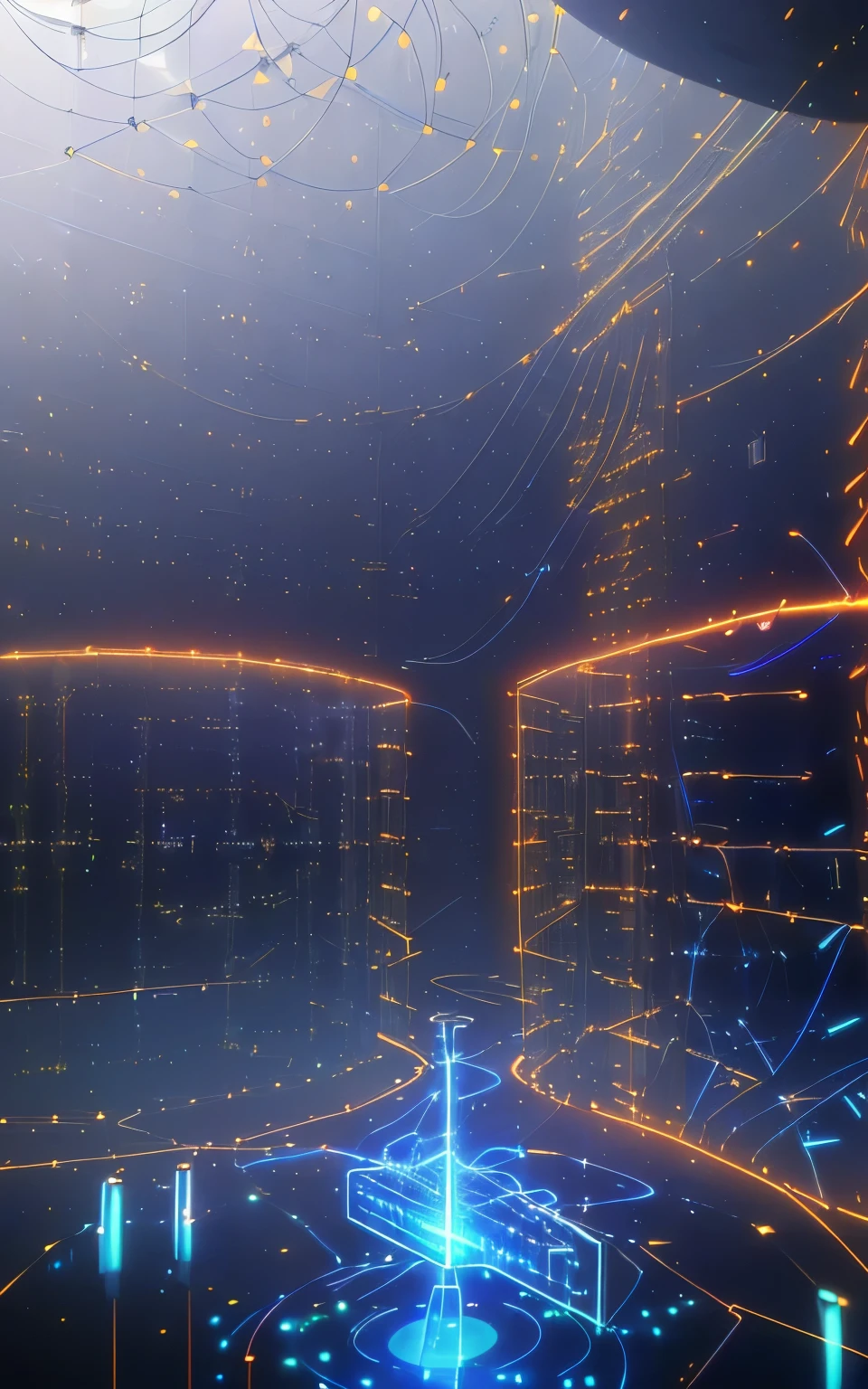 (Cyberspace: 1.5), (Futuristic: 1.2), (Advanced technology: 1.4), (3D digital world: 1.3), (Highly-detailed: 1.4), (Electromagnetic shields: 1.6), (Gushing plasma: 1.3), (Protective barriers: 1.2), (Blocking intruders: 1.4), (Cutting-edge security: 1.3), (Complex network structure: 1.4), (Sleek, holographic interfaces: 1.2), (Hyper-realistic: 1.2)