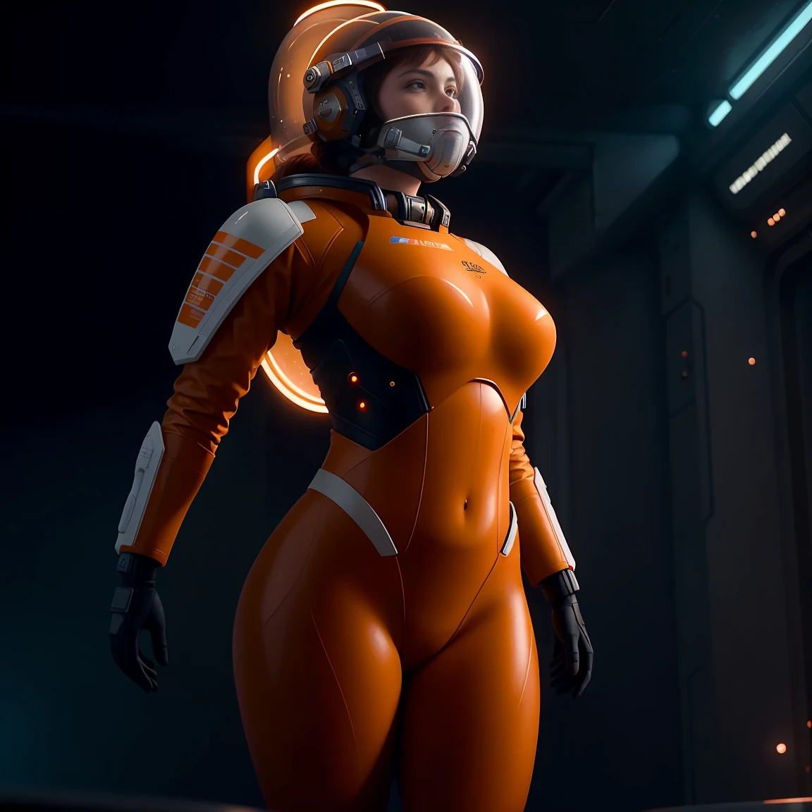 best quality, particle effect, raytracing, scening lighting, perfect lighting, masterpiece ,(female space soldier, wearing orange and white space suit, helmet, tined face shield, rebreather, accentuated booty) ,8k resolution, pretty face, chubby body, voluptous, wide hips, perfect face,, Intricately detailed cinematic film still,cute, perfect face, (highly detailed, hyperdetailed), natural lighting, auburn hair, alien planet backround, purity seals, perfect eyes, full body, cinematic film still from Gravity 2013, best quality, particle effect, raytracing, scening lighting, perfect lighting, masterpiece ,beautiful female space fairer looking out at the horizon, pov ,8k resolution, pretty face, chubby body, voluptous, wide hips, perfect face,, Intricately detailed cinematic film still,cute, perfect face, (highly detailed, hyperdetailed), natural lighting, auburn hair, alien planet backround, purity seals, perfect eyes, full body, tentalce sex, eurasian facial features