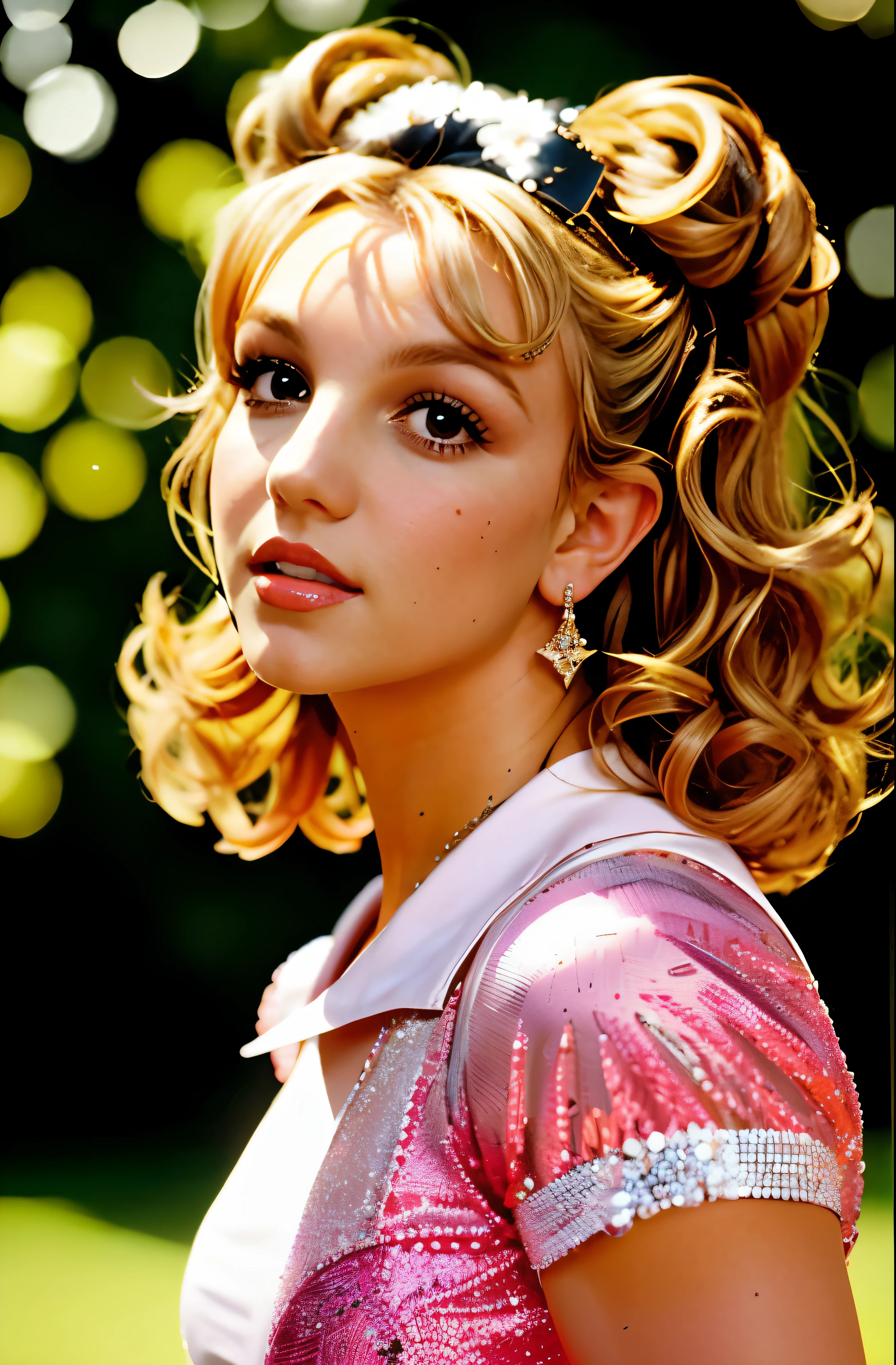 Britney Spears wore a dress inspired by the 50s