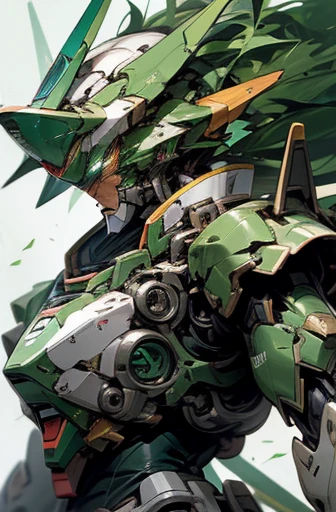 Super Robot, hero robot, Magna Zenon, Giant Robo, Robot Anime, huge wing,  combined Giant Robo, green twin eyes,