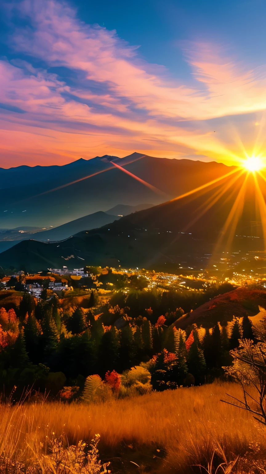 View of Alafid on the hill,Sunset on the mountain, japan mountains, mountain sunrise, sun rises between two mountains, sunshine lighting high mountains, mountains and colorful sunset!!, sunrise light, Sunset light, beautiful sunrise lighting, mountains and sunset!!, beautiful sunrise, sunrise lighting, sunrise colors, Beautiful sunset, Colorful sunset, sunset in a valley, amazing sunset