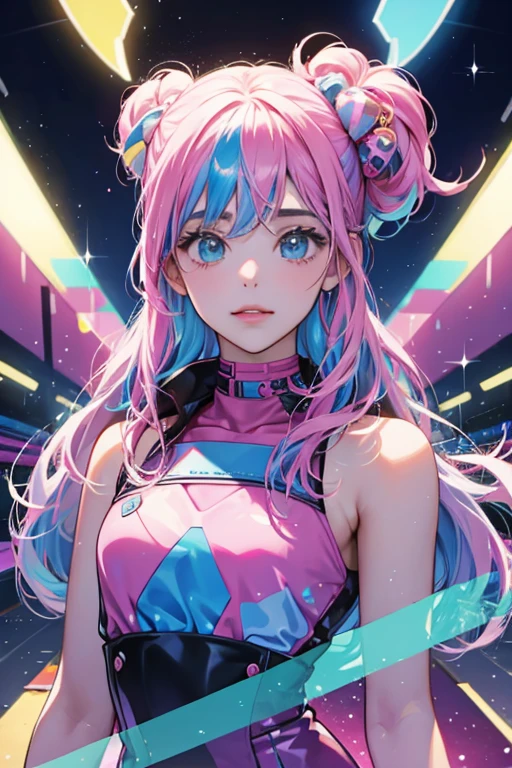 Bubblegum pop MUSIC; holographic