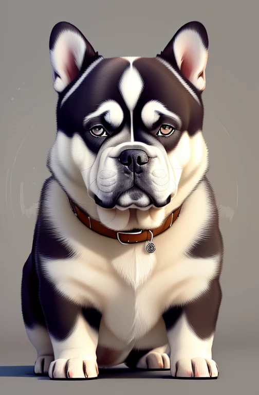 (melhor qualidade, obra de arte, foto crua,ultra-detalhado:1.2), husky or German Bulldog Alone,olhando para o espectador, (arte vetorial:1.2), minimalismo, SY3,
INFO