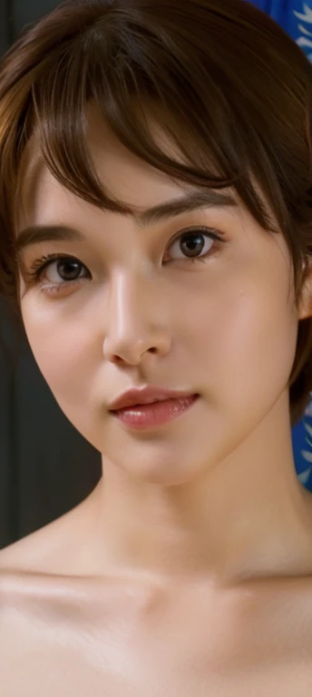 real person,plump,mature woman,Lifelike image quality,short brown hair,wheat bran