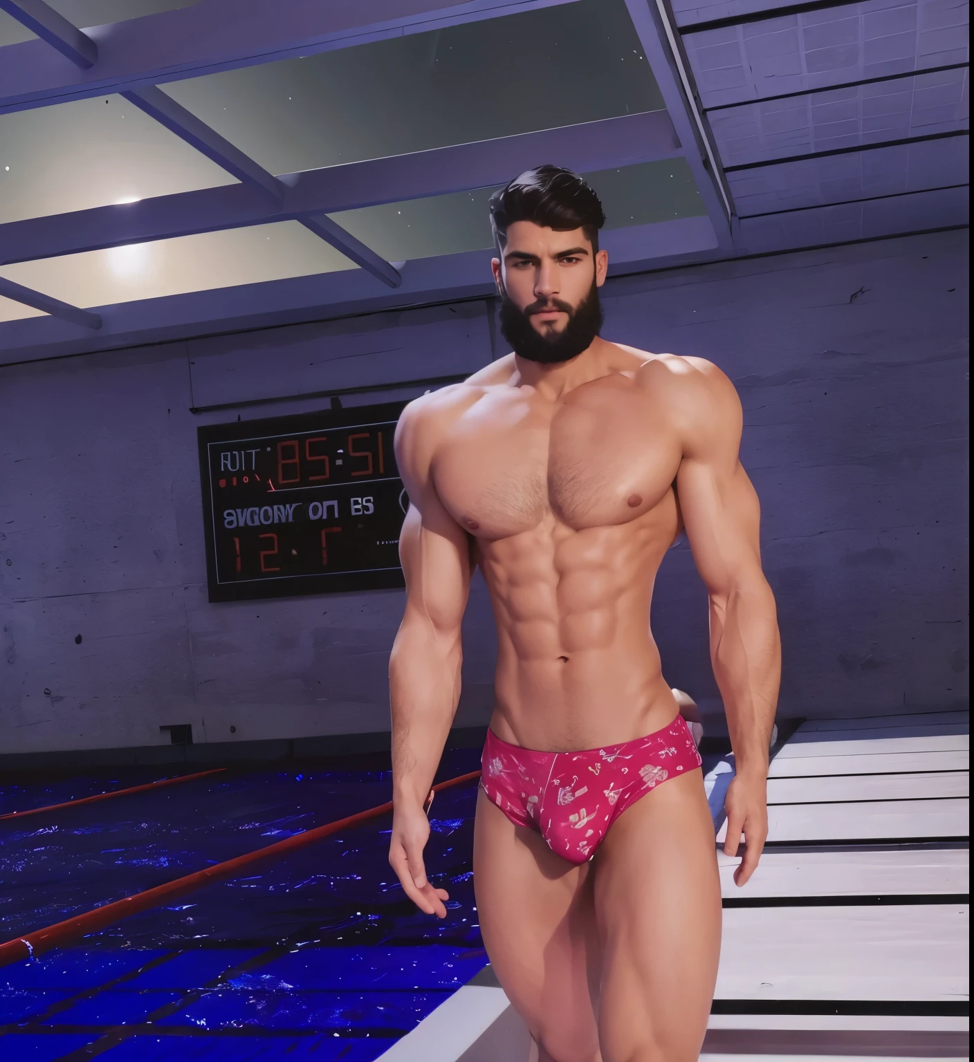 Corpo definido, high resolution,detalhes, musculo,